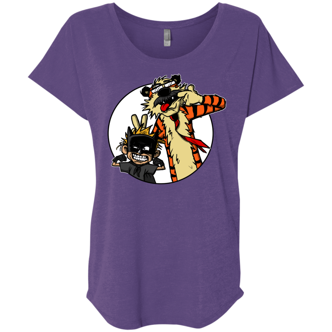 T-Shirts Purple Rush / X-Small Gothams Finest Triblend Dolman Sleeve