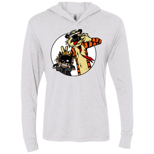 T-Shirts Heather White / X-Small Gothams Finest Triblend Long Sleeve Hoodie Tee