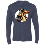 T-Shirts Vintage Navy / X-Small Gothams Finest Triblend Long Sleeve Hoodie Tee