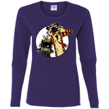 T-Shirts Purple / Small Gothams Finest Women's Long Sleeve T-Shirt