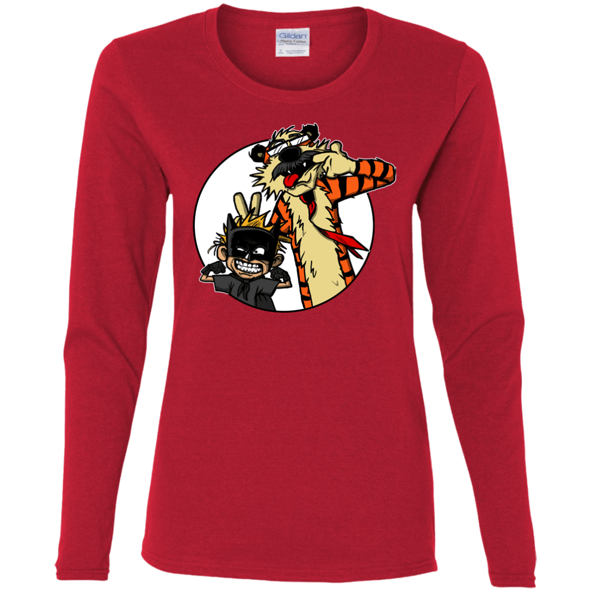 T-Shirts Red / Small Gothams Finest Women's Long Sleeve T-Shirt