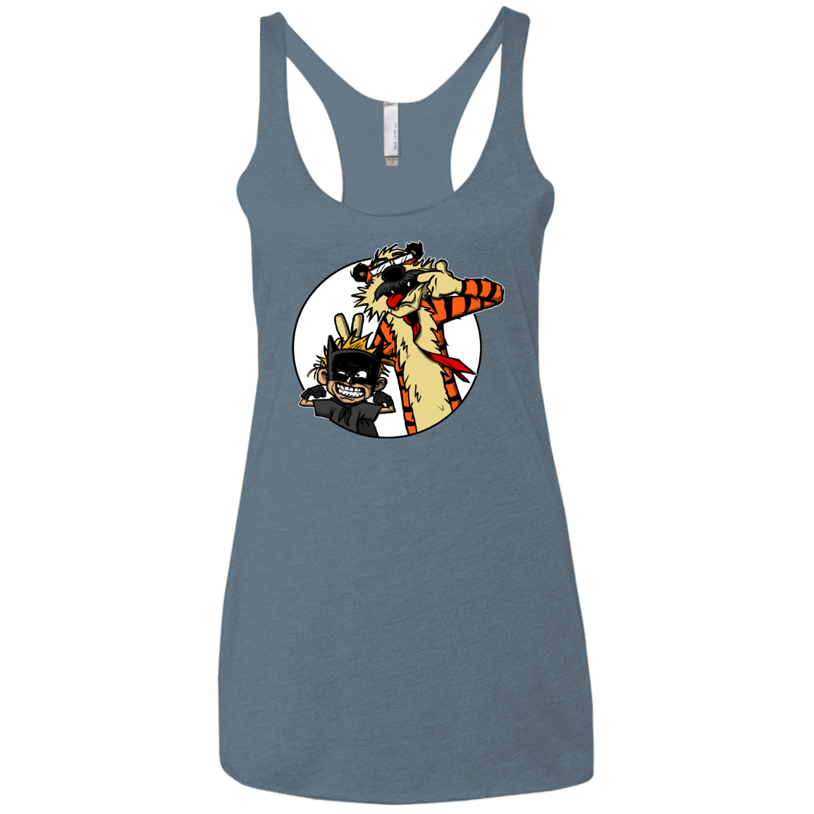 T-Shirts Indigo / X-Small Gothams Finest Women's Triblend Racerback Tank