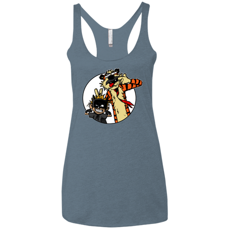 T-Shirts Indigo / X-Small Gothams Finest Women's Triblend Racerback Tank
