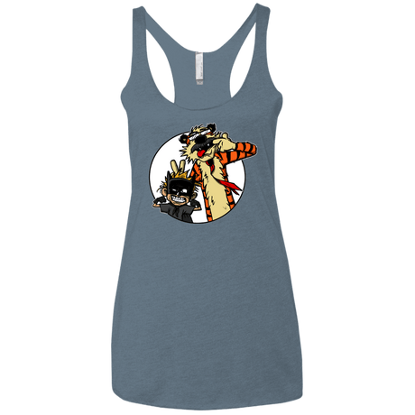 T-Shirts Indigo / X-Small Gothams Finest Women's Triblend Racerback Tank