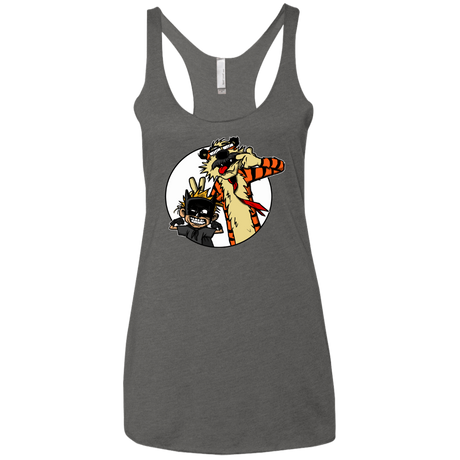 T-Shirts Premium Heather / X-Small Gothams Finest Women's Triblend Racerback Tank