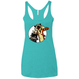 T-Shirts Tahiti Blue / X-Small Gothams Finest Women's Triblend Racerback Tank