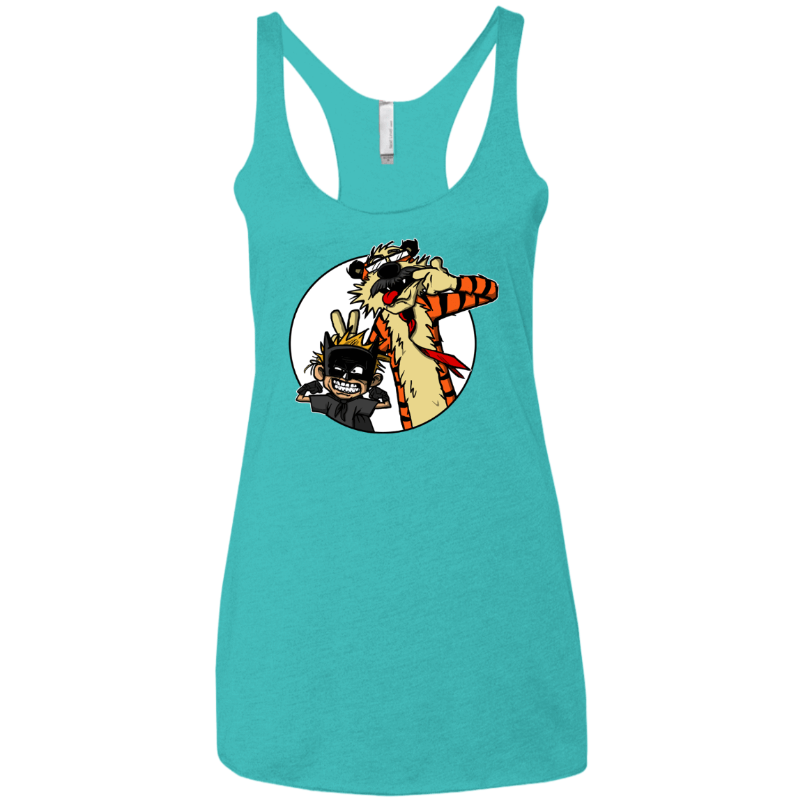 T-Shirts Tahiti Blue / X-Small Gothams Finest Women's Triblend Racerback Tank