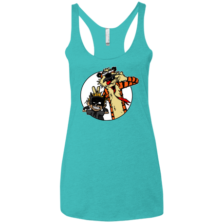 T-Shirts Tahiti Blue / X-Small Gothams Finest Women's Triblend Racerback Tank