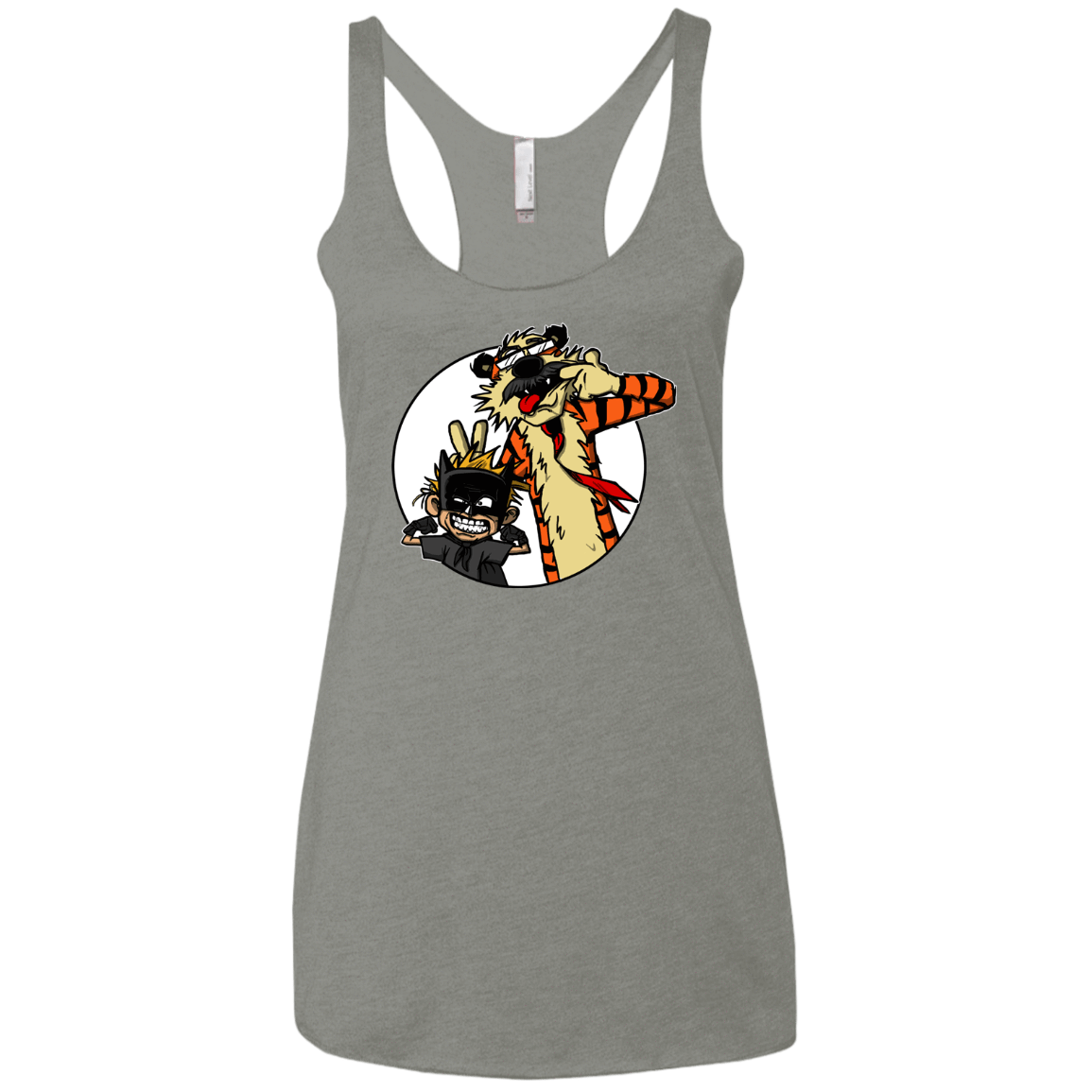 T-Shirts Venetian Grey / X-Small Gothams Finest Women's Triblend Racerback Tank