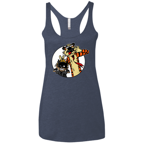 T-Shirts Vintage Navy / X-Small Gothams Finest Women's Triblend Racerback Tank
