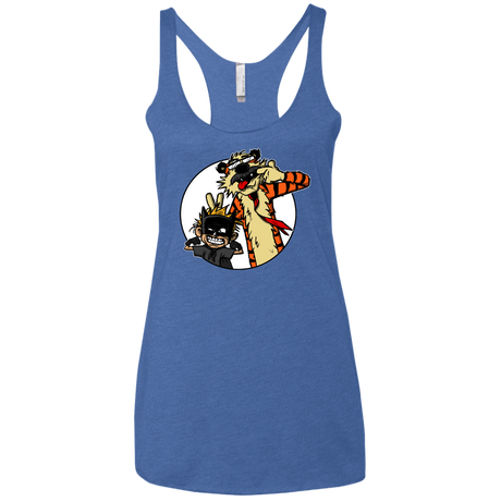 T-Shirts Vintage Royal / X-Small Gothams Finest Women's Triblend Racerback Tank
