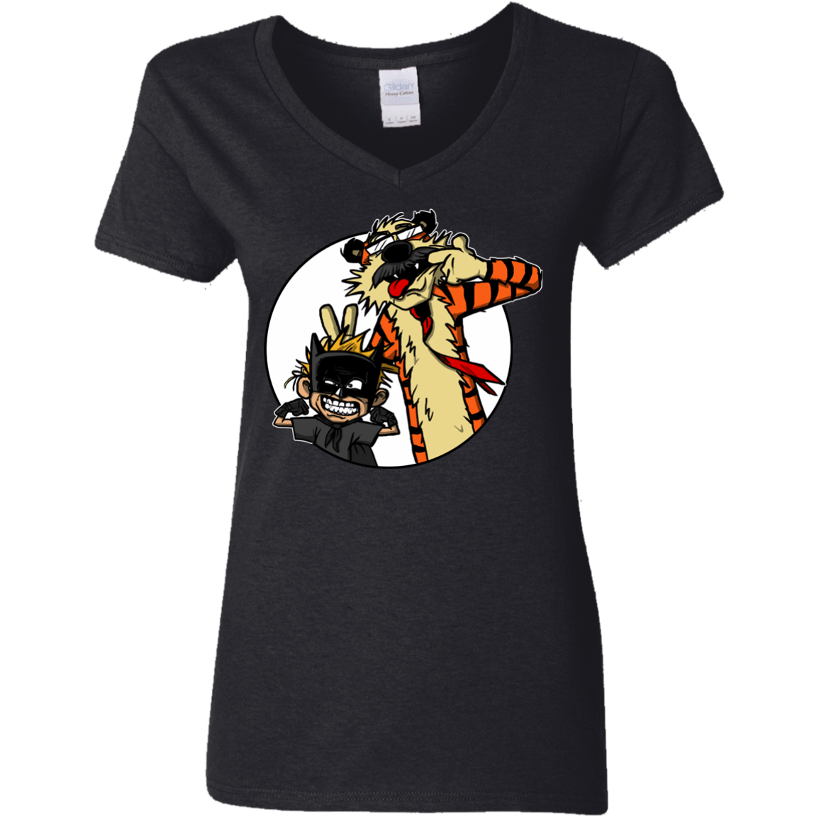 T-Shirts Black / Small Gothams Finest Women's V-Neck T-Shirt