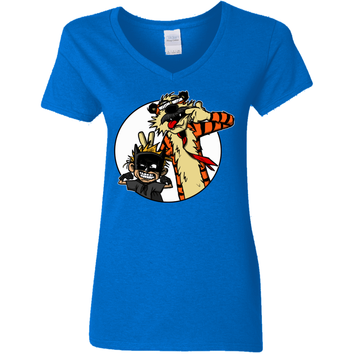 T-Shirts Royal / Small Gothams Finest Women's V-Neck T-Shirt