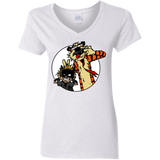 T-Shirts White / Small Gothams Finest Women's V-Neck T-Shirt