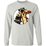 T-Shirts Ash / YS Gothams Finest Youth Long Sleeve T-Shirt