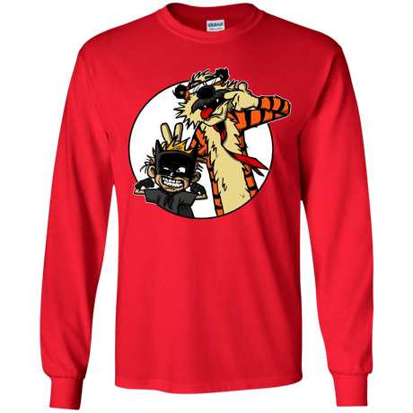 T-Shirts Red / YS Gothams Finest Youth Long Sleeve T-Shirt