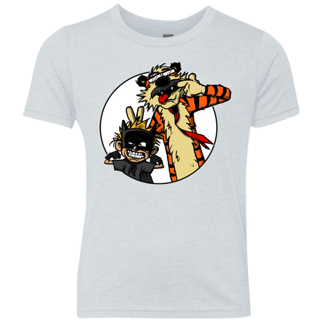 T-Shirts Heather White / YXS Gothams Finest Youth Triblend T-Shirt