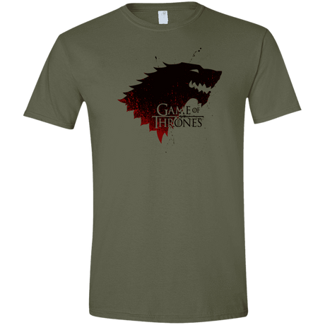 T-Shirts Military Green / S Gotw Men's Semi-Fitted Softstyle