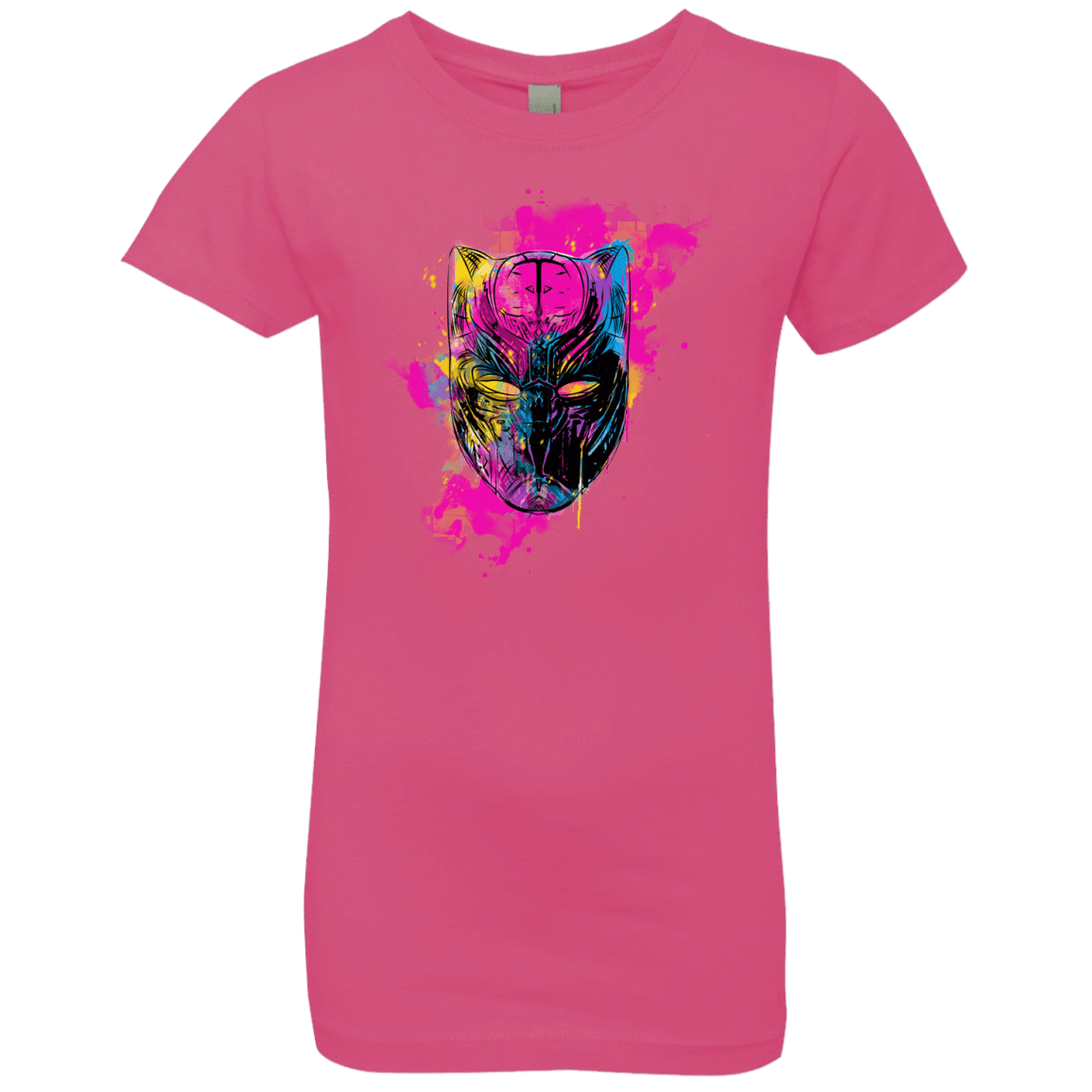 T-Shirts Hot Pink / YXS Graffiti Panther Girls Premium T-Shirt