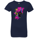 T-Shirts Midnight Navy / YXS Graffiti Panther Girls Premium T-Shirt