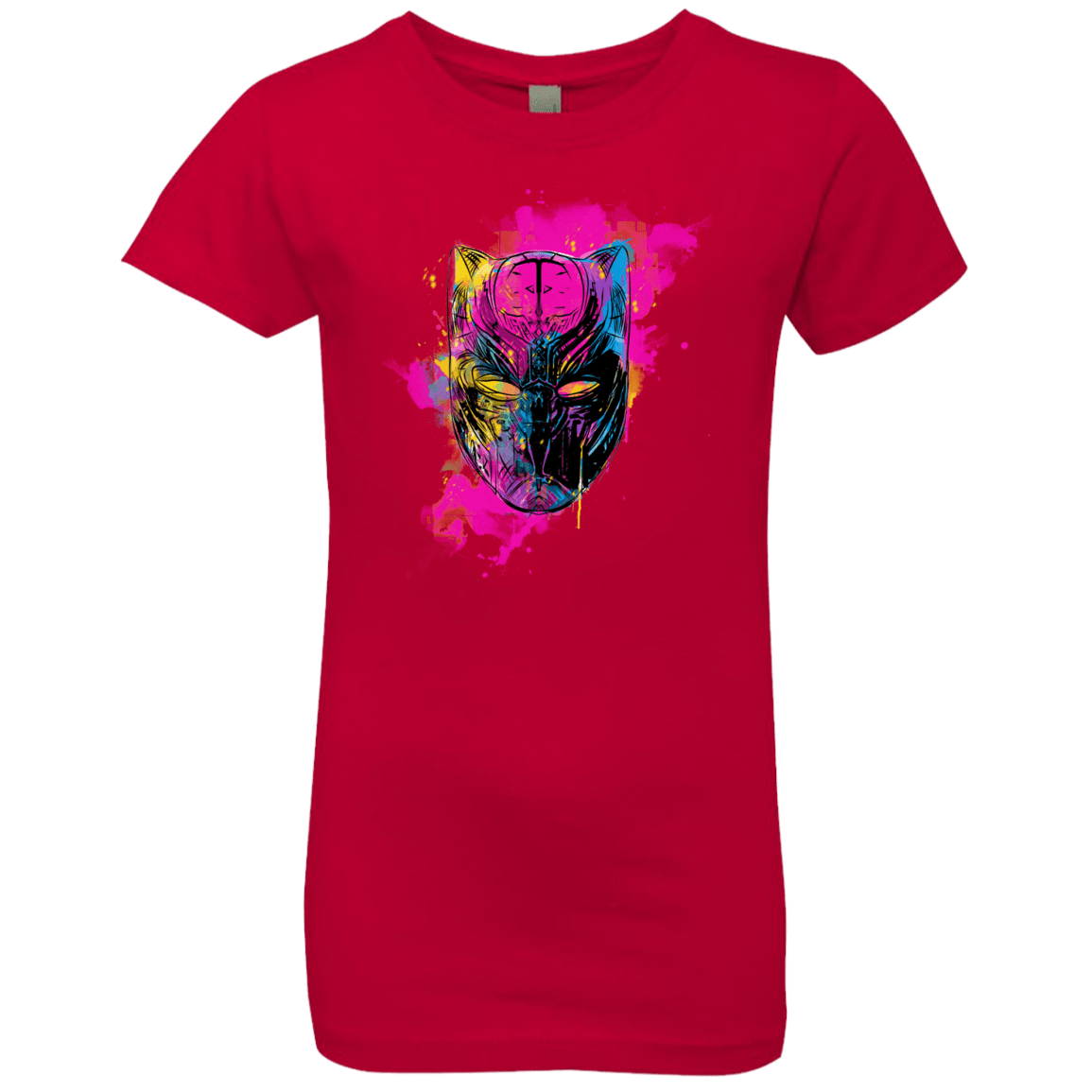 T-Shirts Red / YXS Graffiti Panther Girls Premium T-Shirt