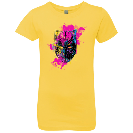 T-Shirts Vibrant Yellow / YXS Graffiti Panther Girls Premium T-Shirt