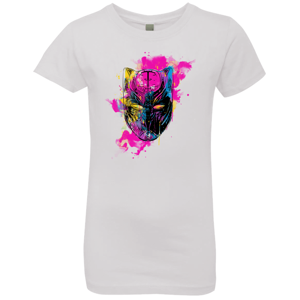 T-Shirts White / YXS Graffiti Panther Girls Premium T-Shirt