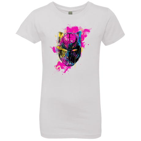 T-Shirts White / YXS Graffiti Panther Girls Premium T-Shirt
