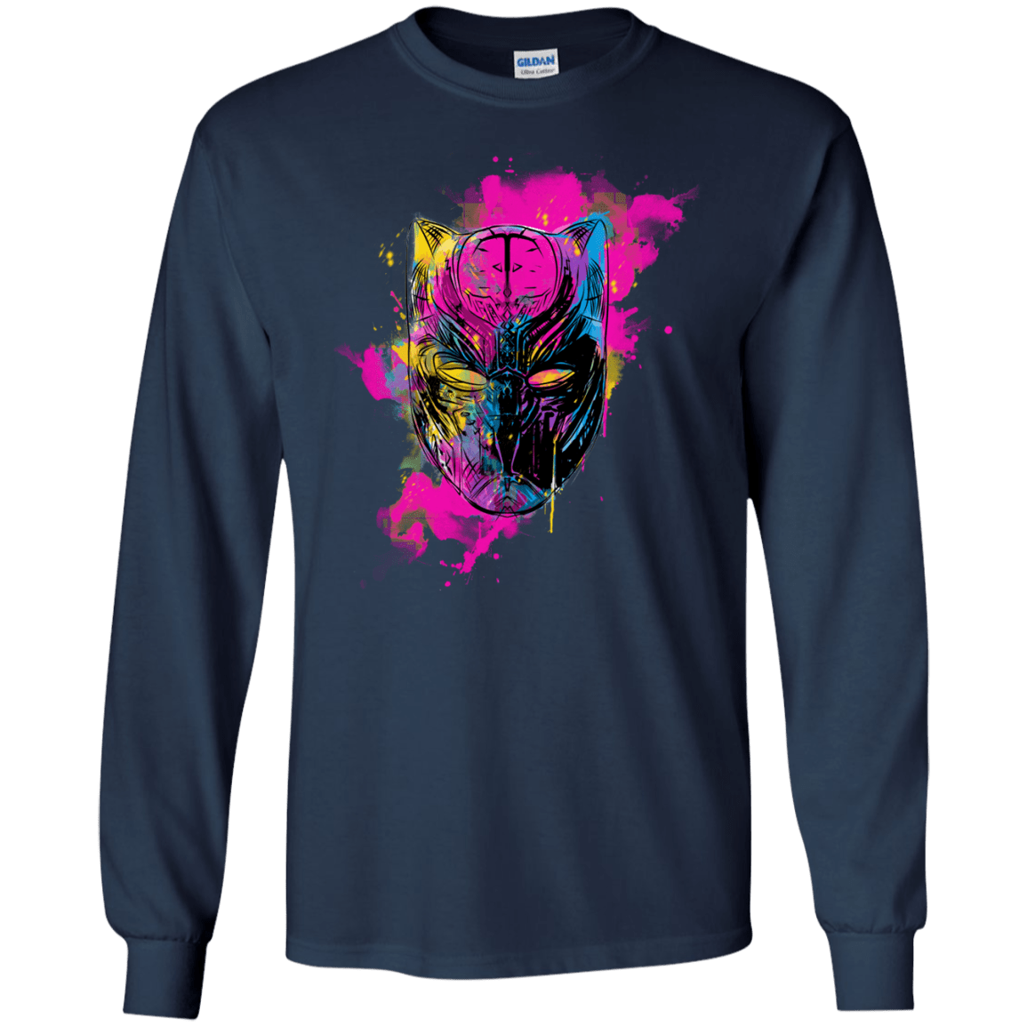 Graffiti Panther Men's Long Sleeve T-Shirt