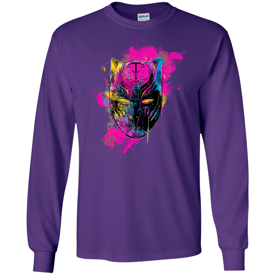 Graffiti Panther Men's Long Sleeve T-Shirt