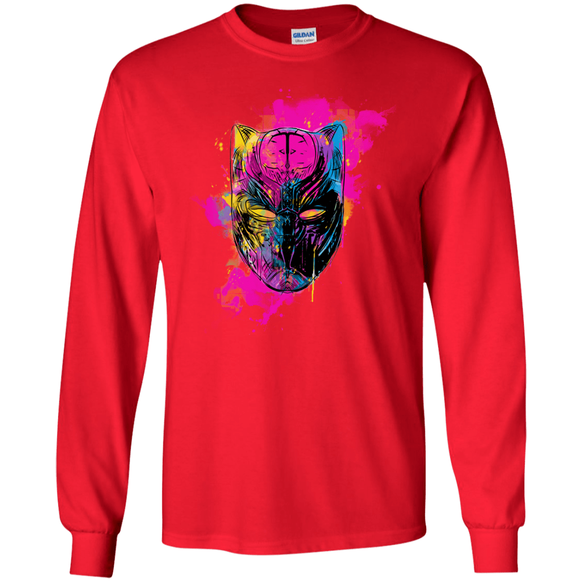 Graffiti Panther Men's Long Sleeve T-Shirt