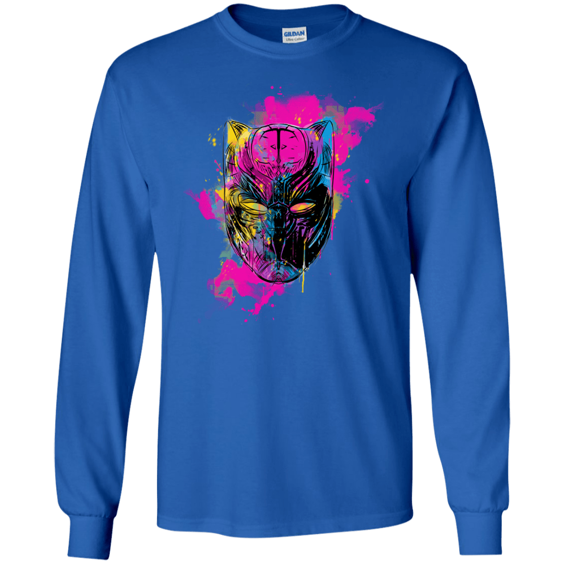 Graffiti Panther Men's Long Sleeve T-Shirt