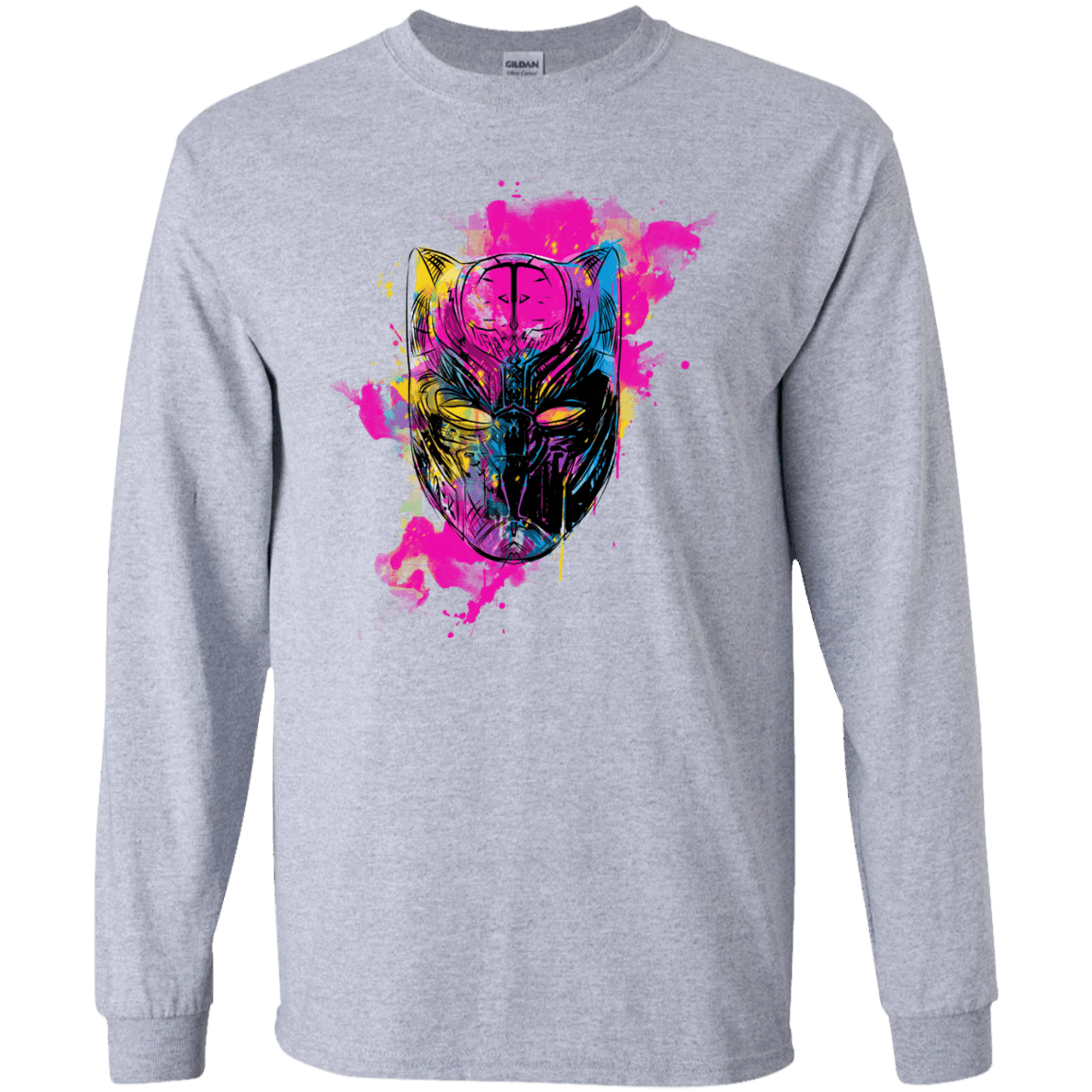 Graffiti Panther Men's Long Sleeve T-Shirt