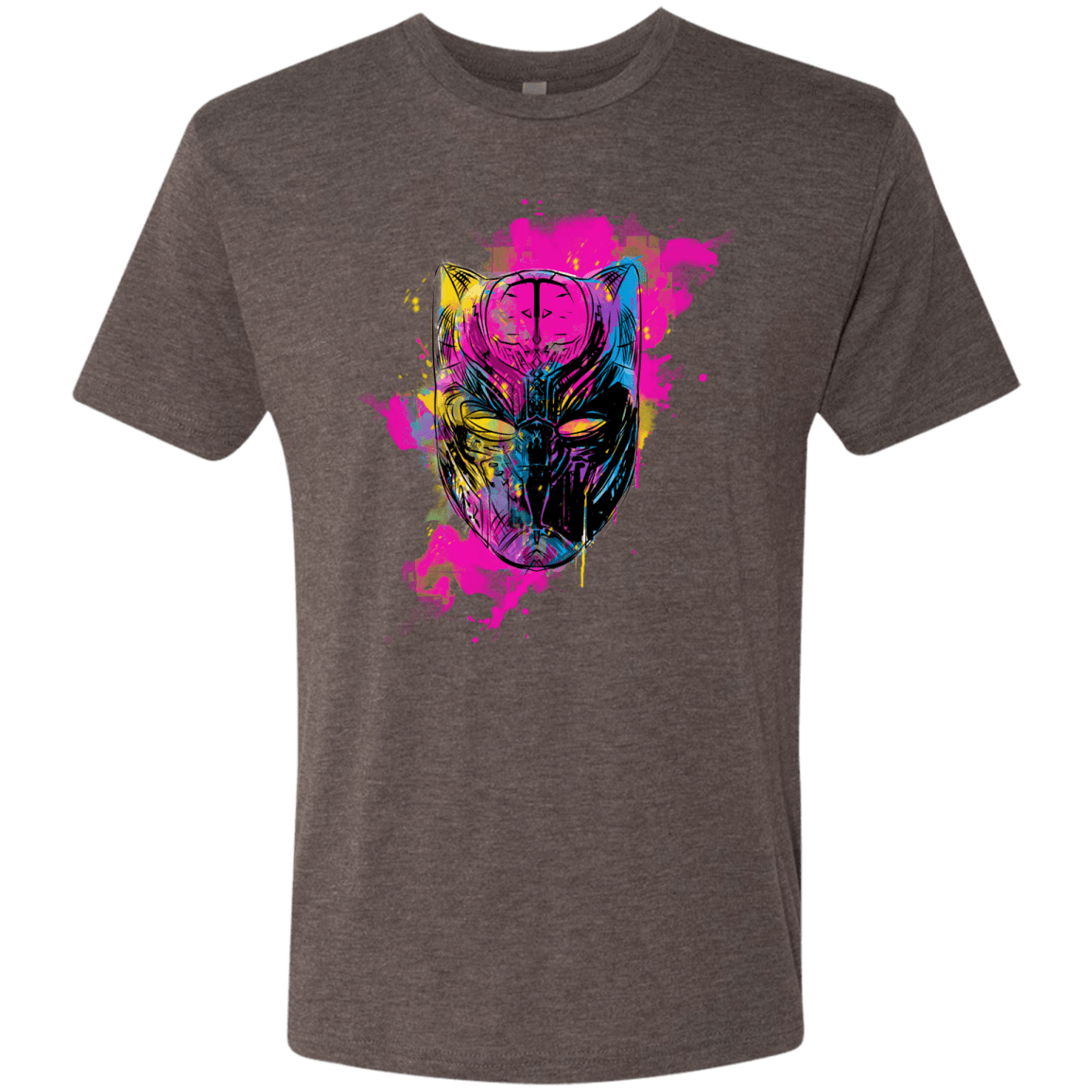 T-Shirts Macchiato / S Graffiti Panther Men's Triblend T-Shirt