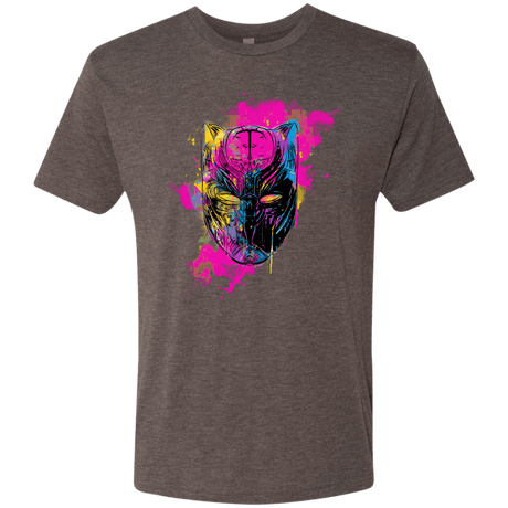 T-Shirts Macchiato / S Graffiti Panther Men's Triblend T-Shirt