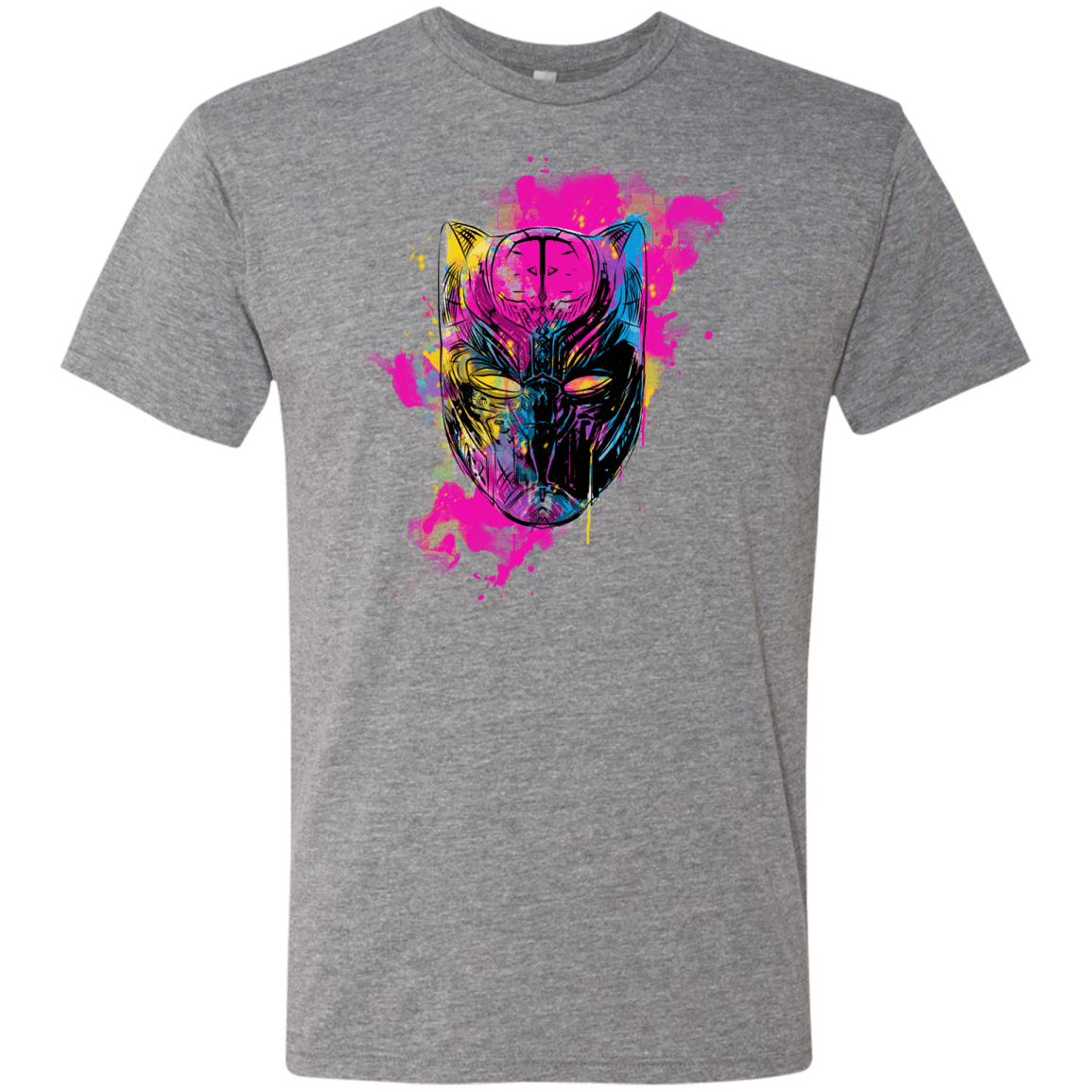 T-Shirts Premium Heather / S Graffiti Panther Men's Triblend T-Shirt