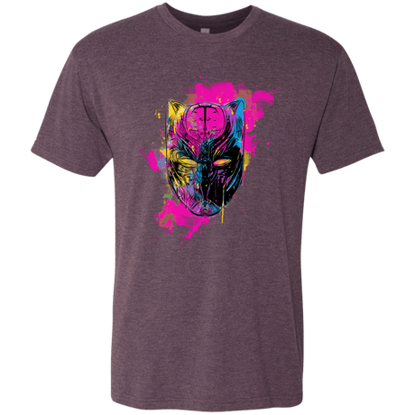 T-Shirts Vintage Purple / S Graffiti Panther Men's Triblend T-Shirt