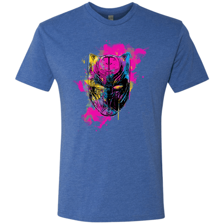 T-Shirts Vintage Royal / S Graffiti Panther Men's Triblend T-Shirt