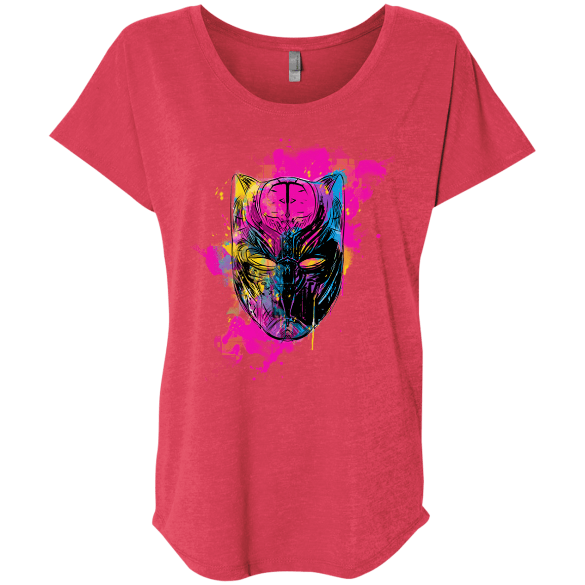 Graffiti Panther Triblend Dolman Sleeve