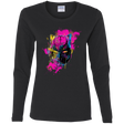 T-Shirts Black / S Graffiti Panther Women's Long Sleeve T-Shirt
