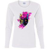 T-Shirts White / S Graffiti Panther Women's Long Sleeve T-Shirt