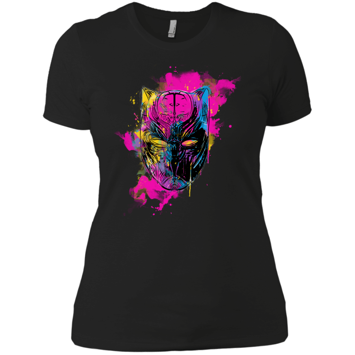 T-Shirts Black / X-Small Graffiti Panther Women's Premium T-Shirt