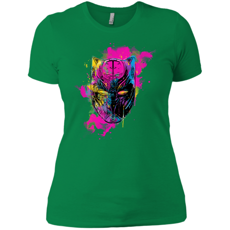 T-Shirts Kelly Green / X-Small Graffiti Panther Women's Premium T-Shirt