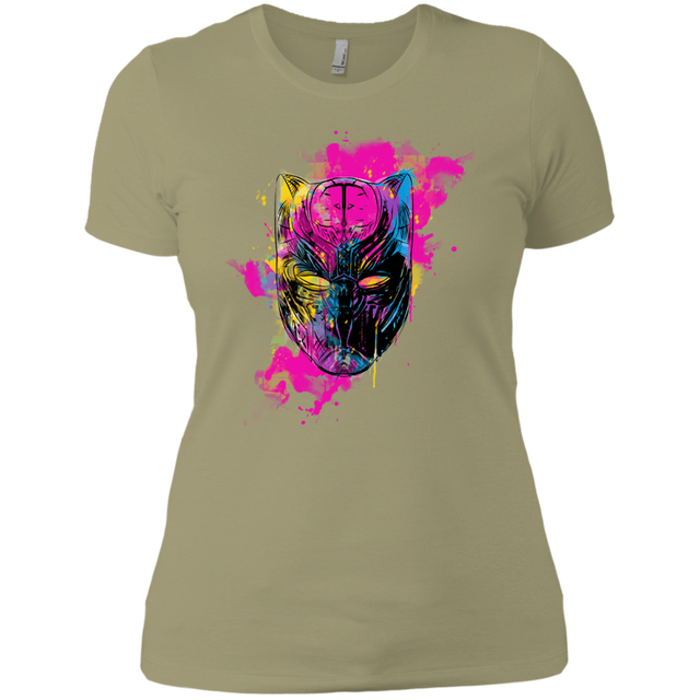 T-Shirts Light Olive / X-Small Graffiti Panther Women's Premium T-Shirt