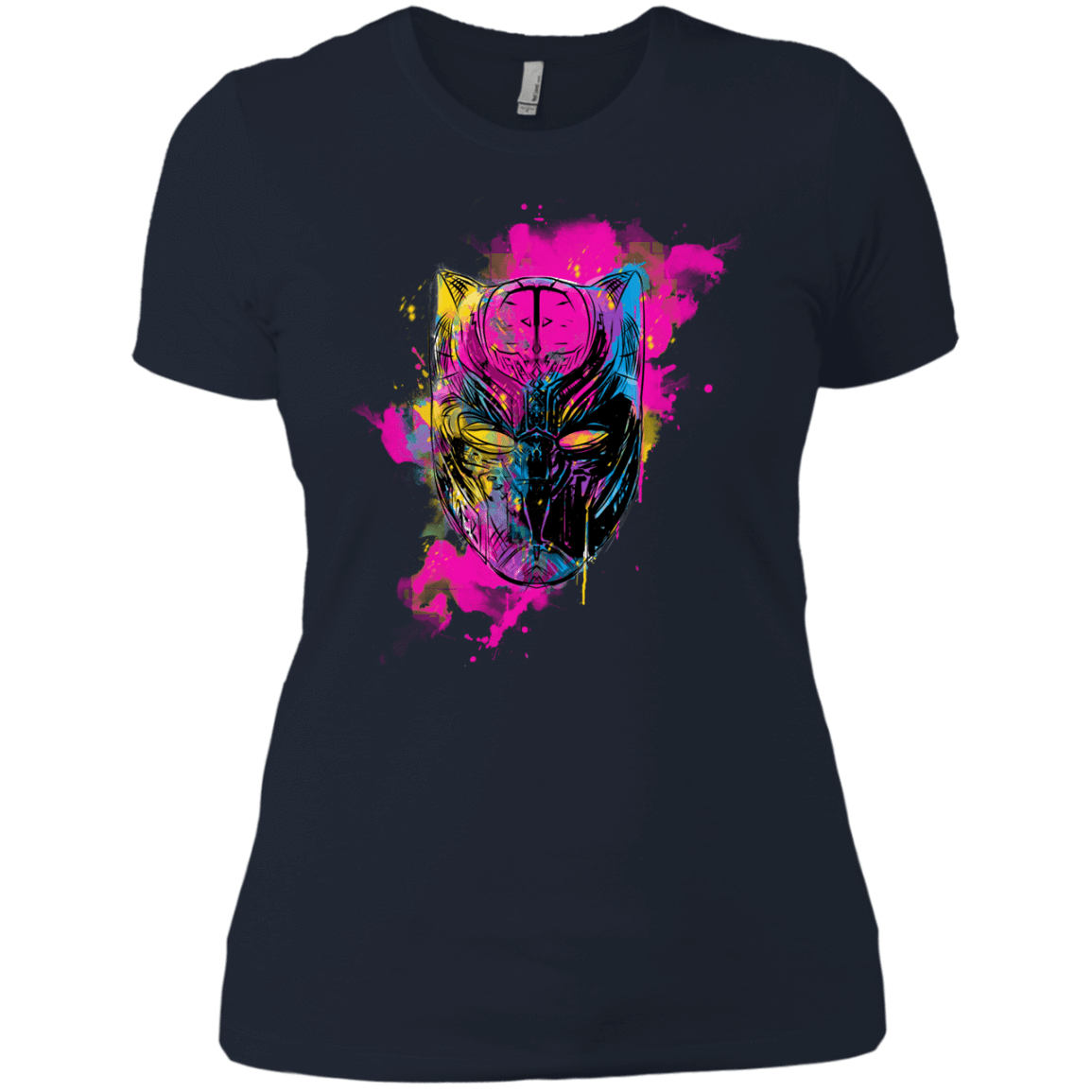 T-Shirts Midnight Navy / X-Small Graffiti Panther Women's Premium T-Shirt