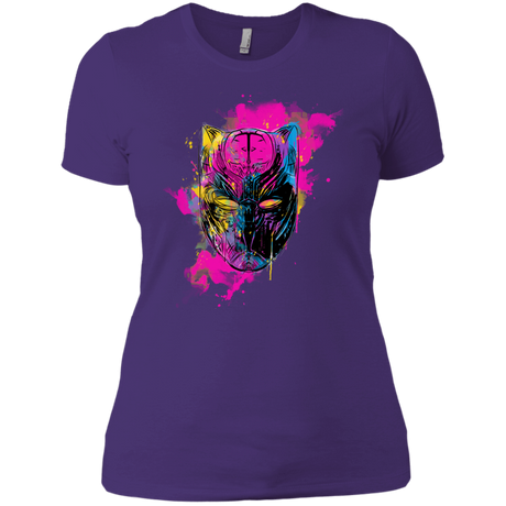 T-Shirts Purple Rush/ / X-Small Graffiti Panther Women's Premium T-Shirt