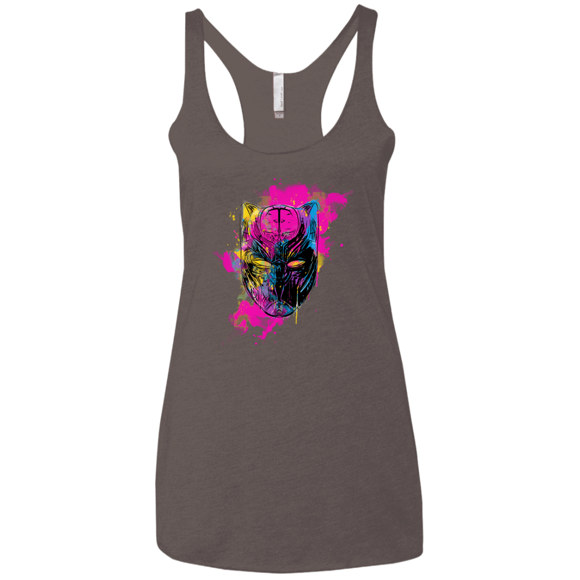 Graffiti Panther Women's Triblend Racerback Tank