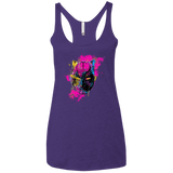 Graffiti Panther Women's Triblend Racerback Tank