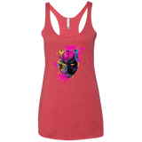 Graffiti Panther Women's Triblend Racerback Tank