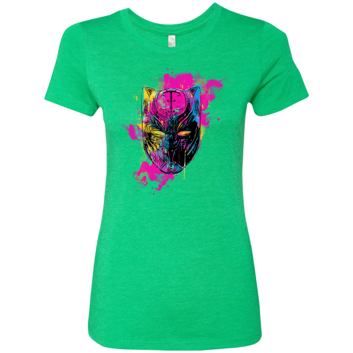 T-Shirts Envy / S Graffiti Panther Women's Triblend T-Shirt